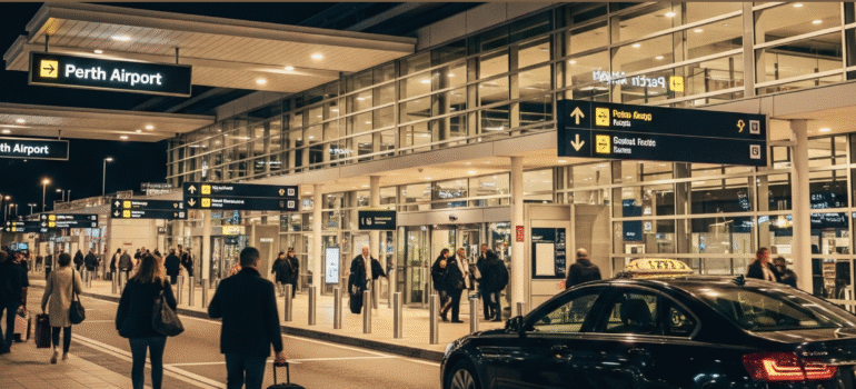Finding a Taxi Fast at Perth Airport During Night Hours