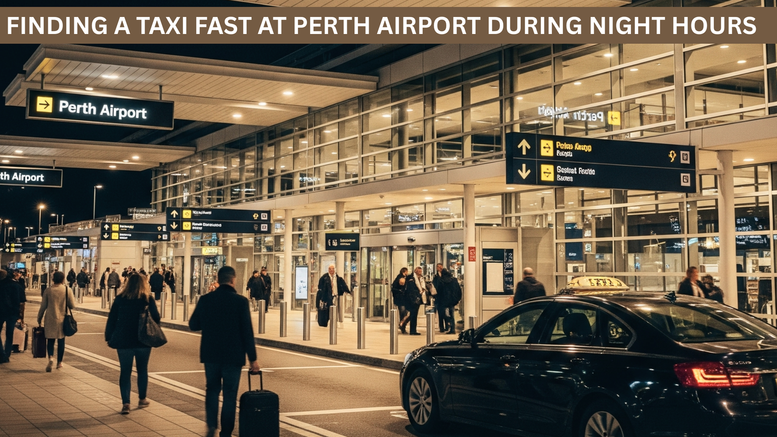Finding a Taxi Fast at Perth Airport During Night Hours