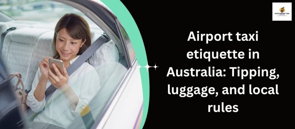 Airport taxi etiquette in Australia: Tipping, luggage, and local rules